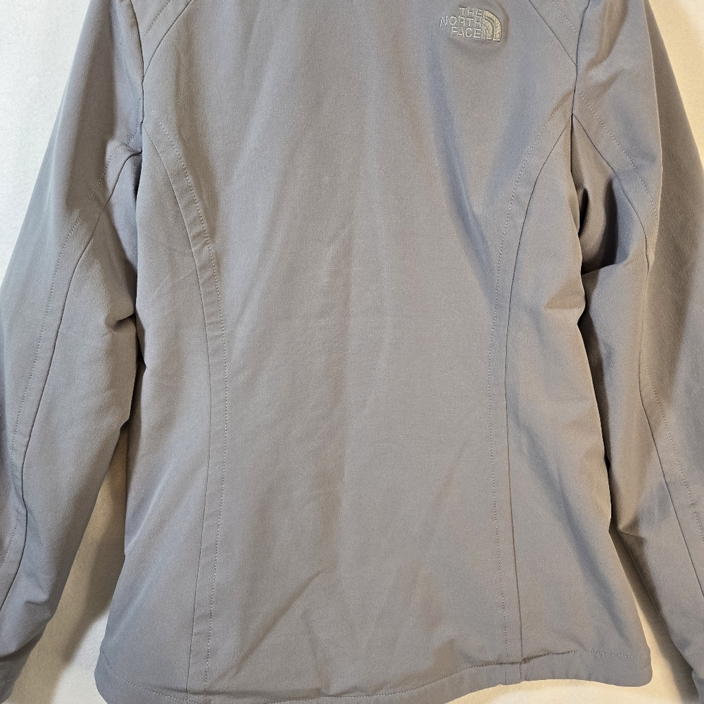 The North Face WINDWALL Full Zip Gray Jacket Lined‎ Sz Small Excellent Condition - Picture 9 of 13